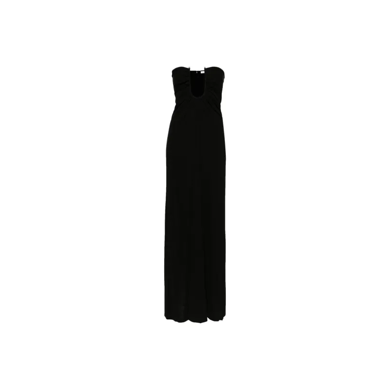 Christopher Esber Arced Palm Strapless Dress-0