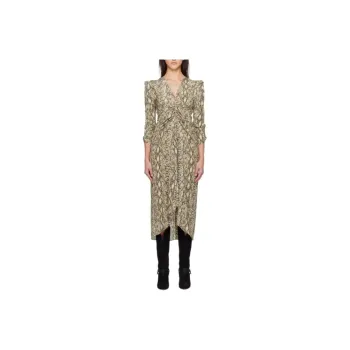 ISABEL MARANT ETOILE Long Sleeved Dress Women's Natural