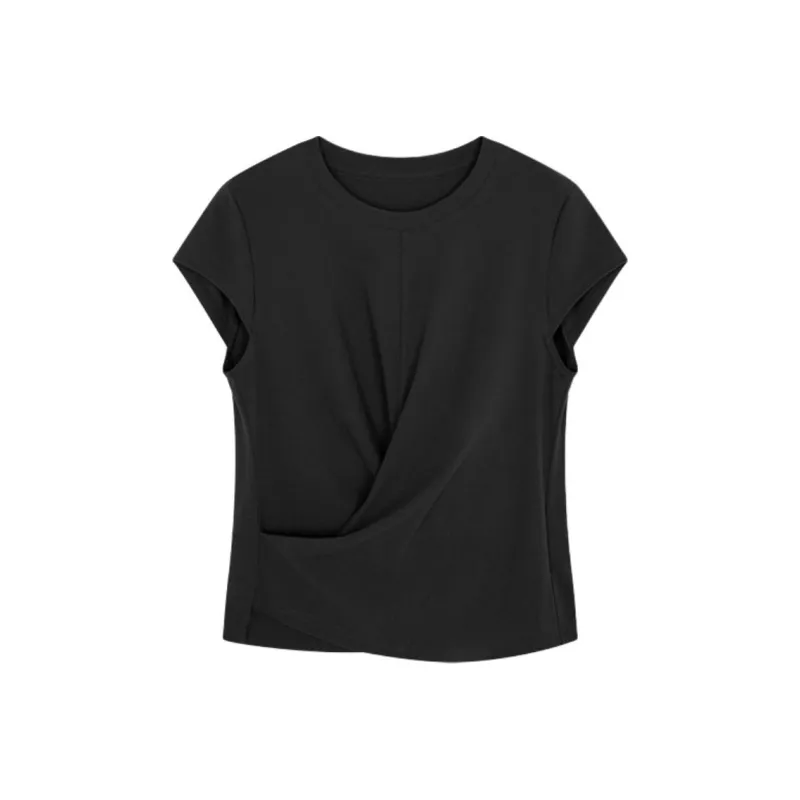 Mo Han Yi Mei T Shirt Women's Black-0