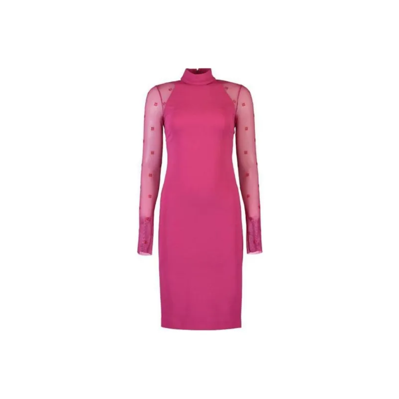 GIVENCHY Long-Sleeved Dresses Women's Pink-0