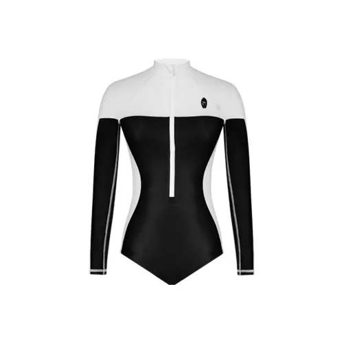 SISII LEE One Piece Swimsuits Women
s Black White
