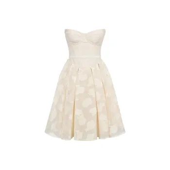 HOUSE OF CB Saige Sleeveless Dress Women's Cream/Cream