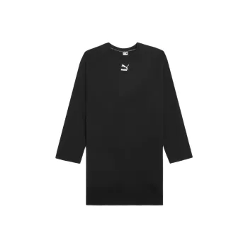 PUMA CLASSICS SS25 Long Sleeved Dress Women's Black