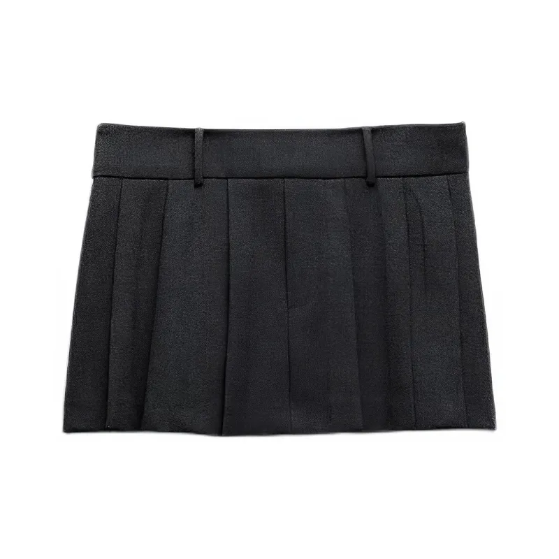 ZARA Casual Short Skirts Women's Zebra Print Gray-0