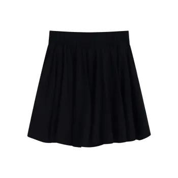 Garbege Casual Short Skirts Women's Black