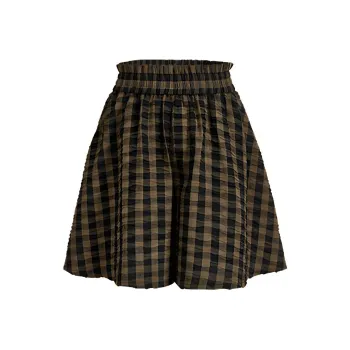 KUOSE SS24 Casual Shorts Women's Khaki