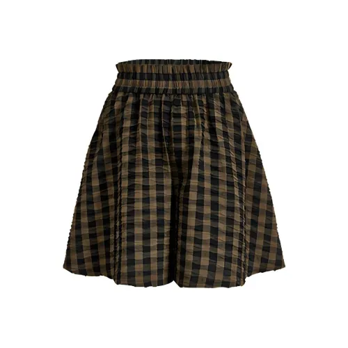 KUOSE SS24 Casual Shorts Women's Khaki