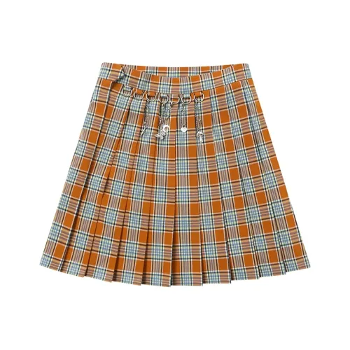 BETWEENAND Casual Long Skirts Women's Orange Soda