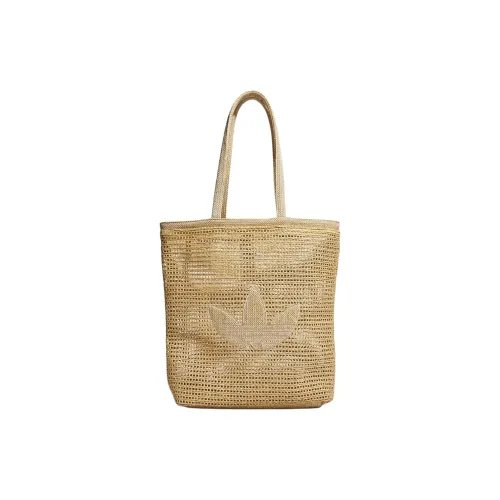 Adidas Originals Recycled Polyester Tote Bag, Shopping Bag, Shoulder Bag Women's Oat