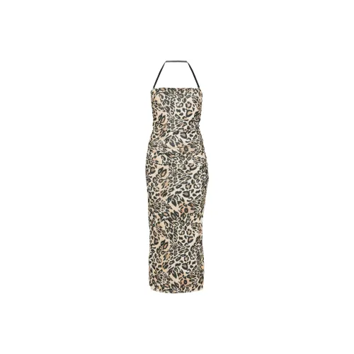 NANUSHKA Eliz Leopard print Midi Dress