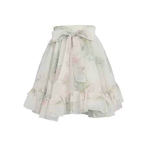 SNBL Casual Short Skirts Women's Apricot