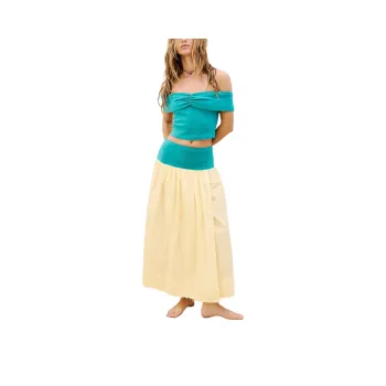 FREE PEOPLE Cooler In Capri Set Skirt Set Women's Niagara River Combo