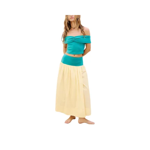 FREE PEOPLE Cooler In Capri Set Skirt Set Women's Niagara River Combo
