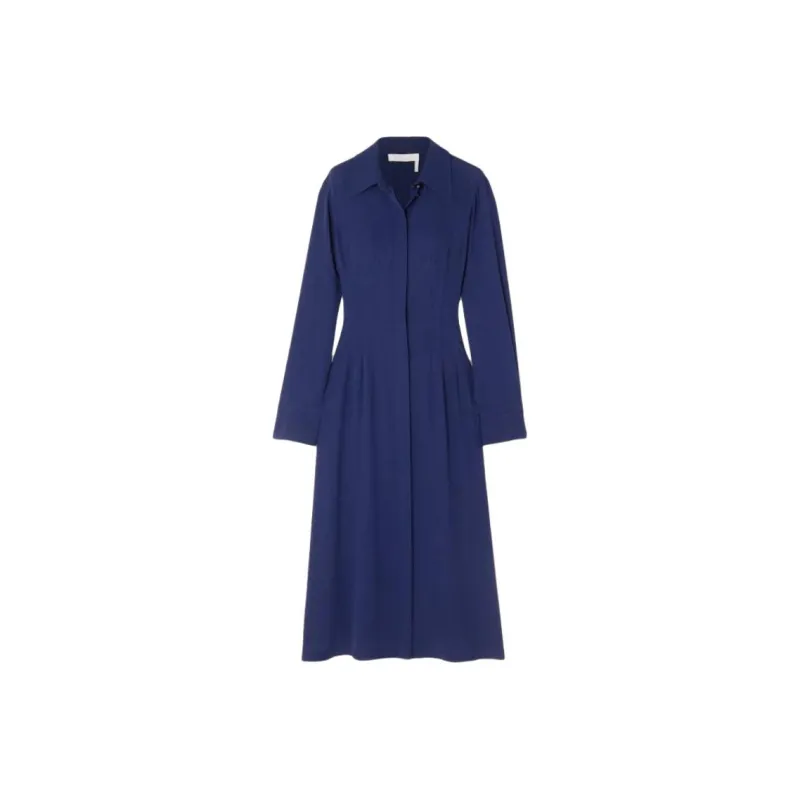 Chloe Long Sleeved Dresses Women's Marine Blue-0
