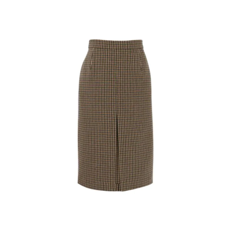 SAINT LAURENT Casual Long Skirts Women's Beige-0