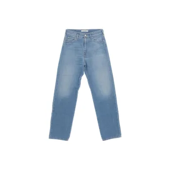 MaxMara Logo Patch Straight Leg Jeans