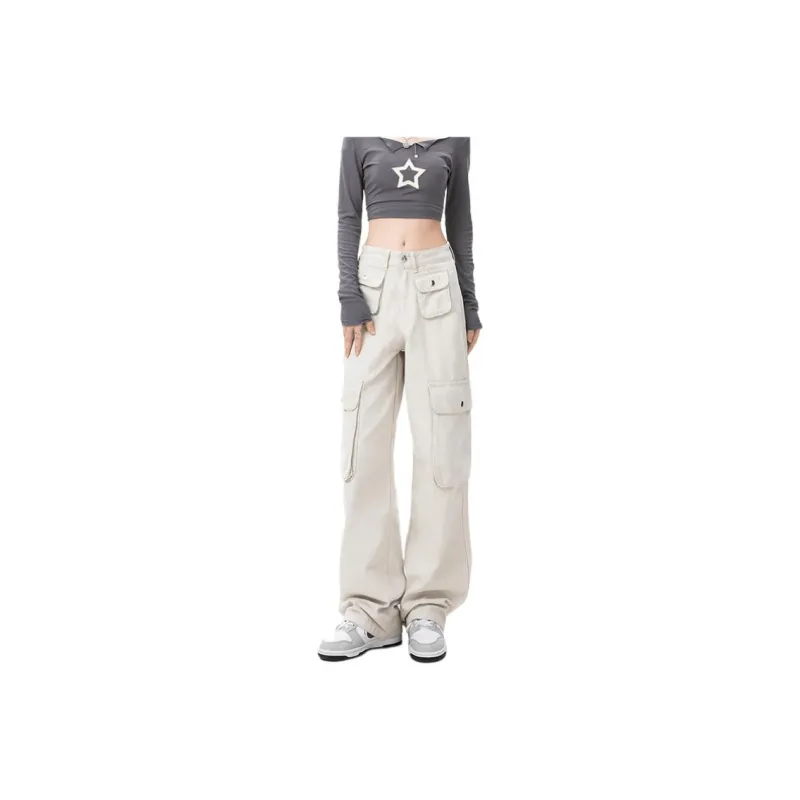 Concubine Zhu Jeans Women's White-0