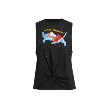 Adidas Sleeveless Sports Shirts Women's Black