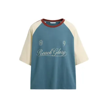 ZARA T Shirts Men Blue/White