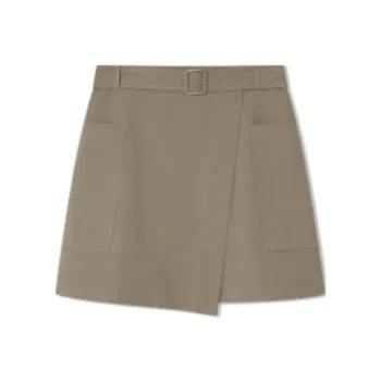COVERINS Casual Short Skirts Women's Gray Green