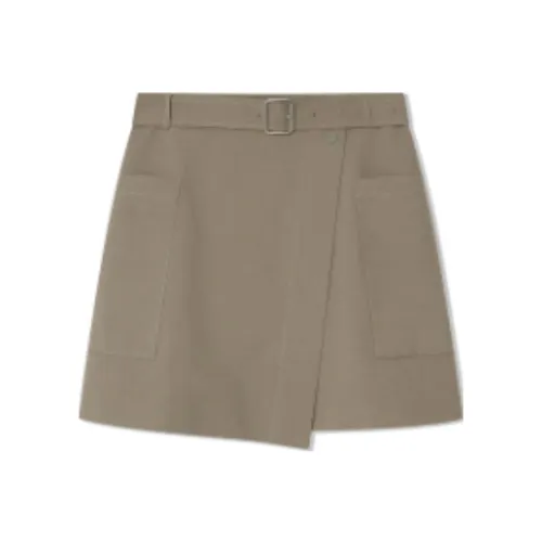 COVERINS Casual Short Skirts Women's Gray Green