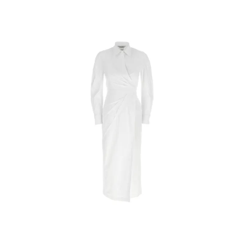 MaxMara Balzac Wraparound Long Sleeved Dress-0