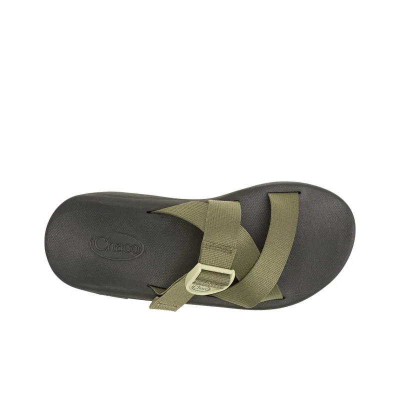 Chaco EVA Slip Resistant Abrasion Resistant Slide Slippers Men's Olive-3