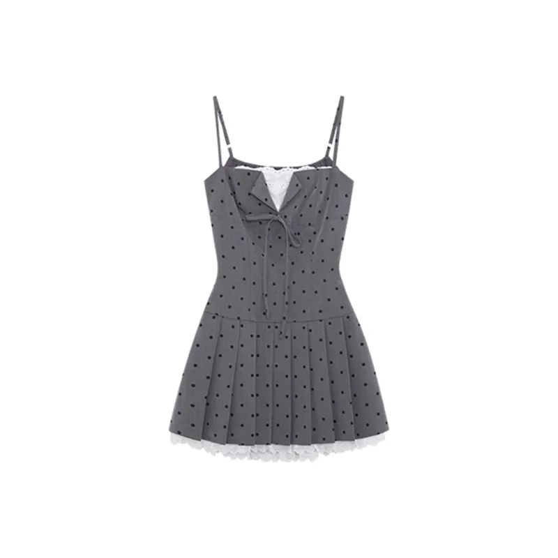 FOCOS STUDIO Slip Dress Women's Gray-0