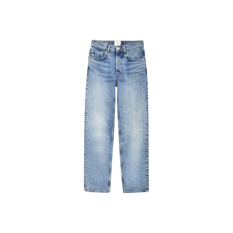 Anine Bing Benson Washed Jeans-0