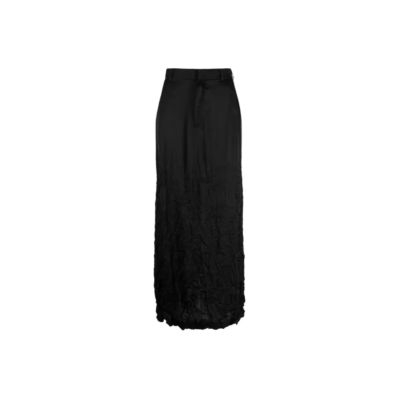 MM6 Maison Margiela Crinkled Midi Skirt-0
