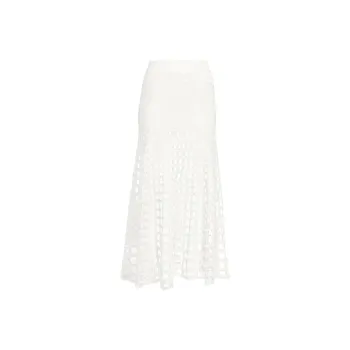 Chloe FW23 Casual Long Skirts Women's White