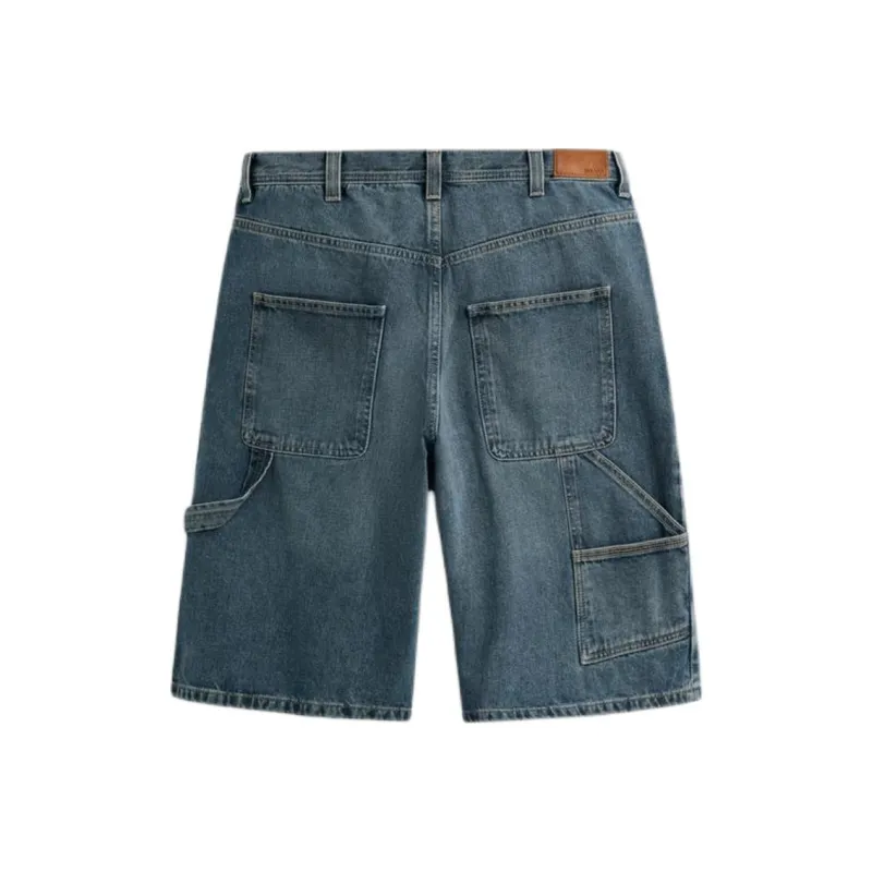 ZARA Denim Shorts Men's Medium Blue-1