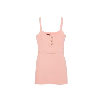 GUCCI Slip Dress Women's Light Pink