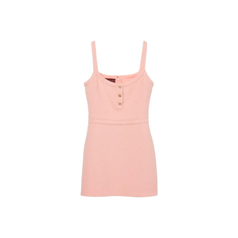 GUCCI Slip Dress Women's Light Pink-0