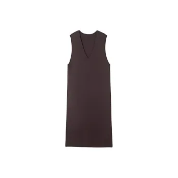 3COLOUR Sleeveless Dress Women's Red Brown
