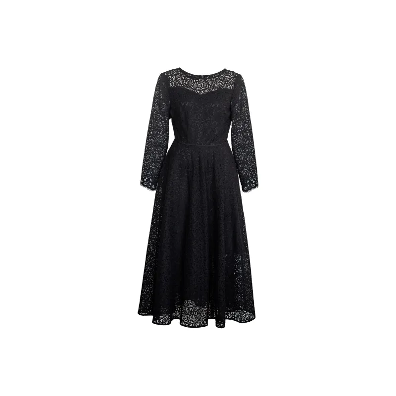 ROEYSHOUSE Long Sleeved Dress Women's Black-0