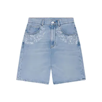 Maje Denim Shorts Women's Blue