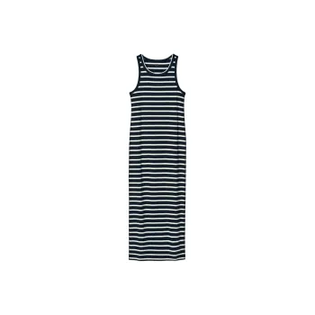 COS Sleeveless Dress Women's Navy Blue/White