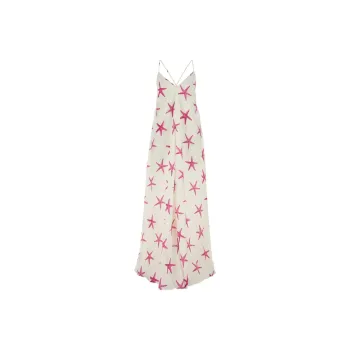 Valentino Starfish All-Over Printed Maxi Dress