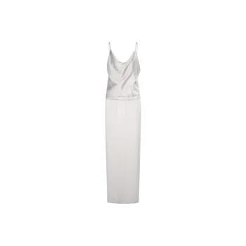 GIORGIO ARMANI Double faced Silk satin Long Dress