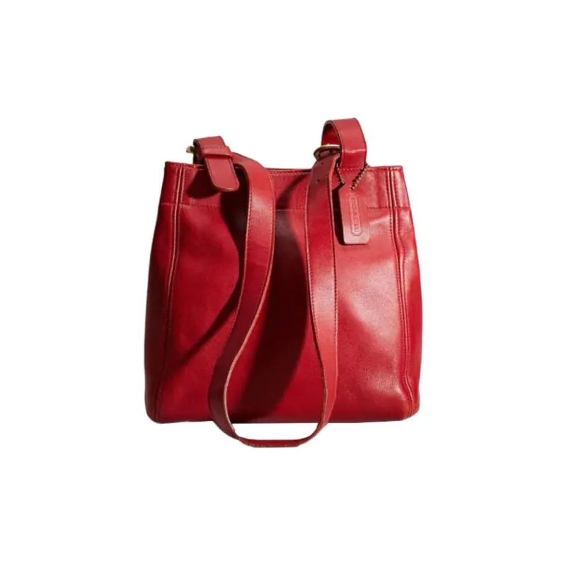 COACH Soho Glove Tanning Buckle Bag Handbag, Shoulder Bag Women's Red-0
