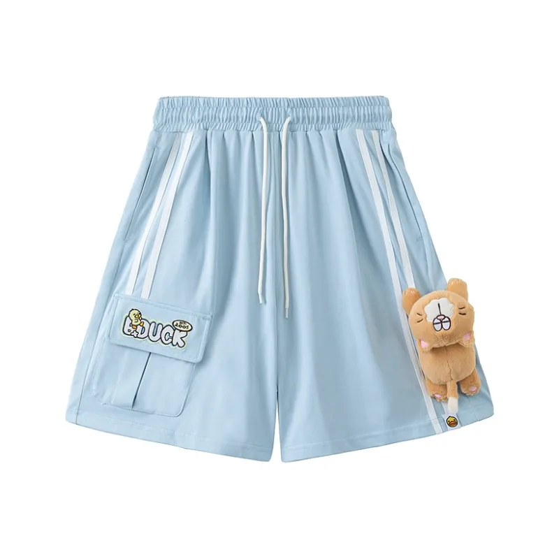 B.Duck Casual Shorts Women's Dusty Blue-0