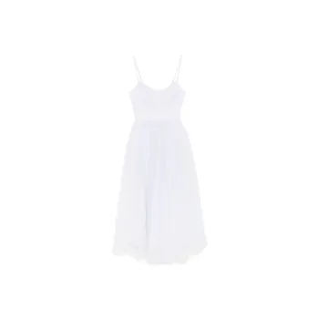 Zimmermann Tulle Corset Midi Dress