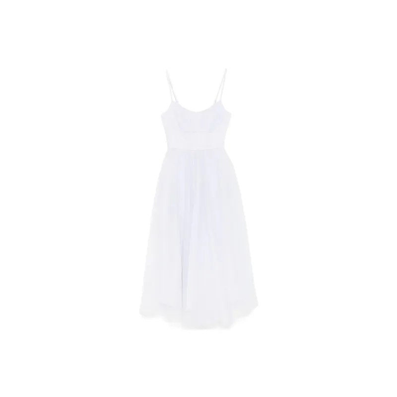 Zimmermann Tulle Corset Midi Dress-0