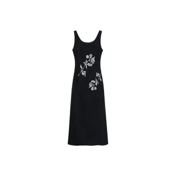 PAZZO Sleeveless Dress Women's Ink Blue Black