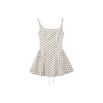 SUSANSAN Sleeveless Dress Women's Apricot