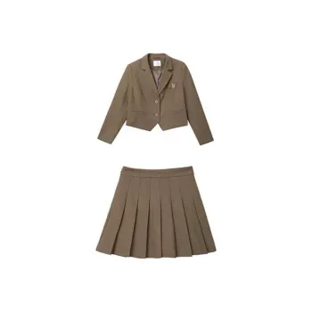 ZIHAN Skirt Set Women's 2-Piece Set Tea Tree Green