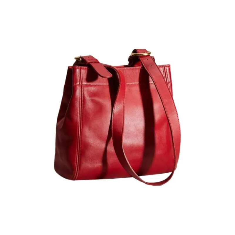 COACH Soho Glove Tanning Buckle Bag Handbag, Shoulder Bag Women's Red-1