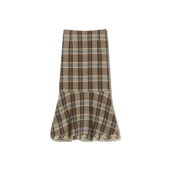 Beams Casual Long Skirts Women's Brown