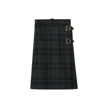 Burberry Check-pattern Skirt